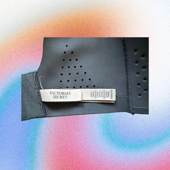 NWOT VICTORIA'S SECRET VSX Featherweight Max™ Sports Bra Gray Grey 32DDD / 32F - Picture 7 of 9